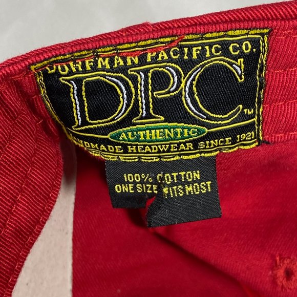 Solid Red Baseball Cap San Diego - Picture 10 of 10